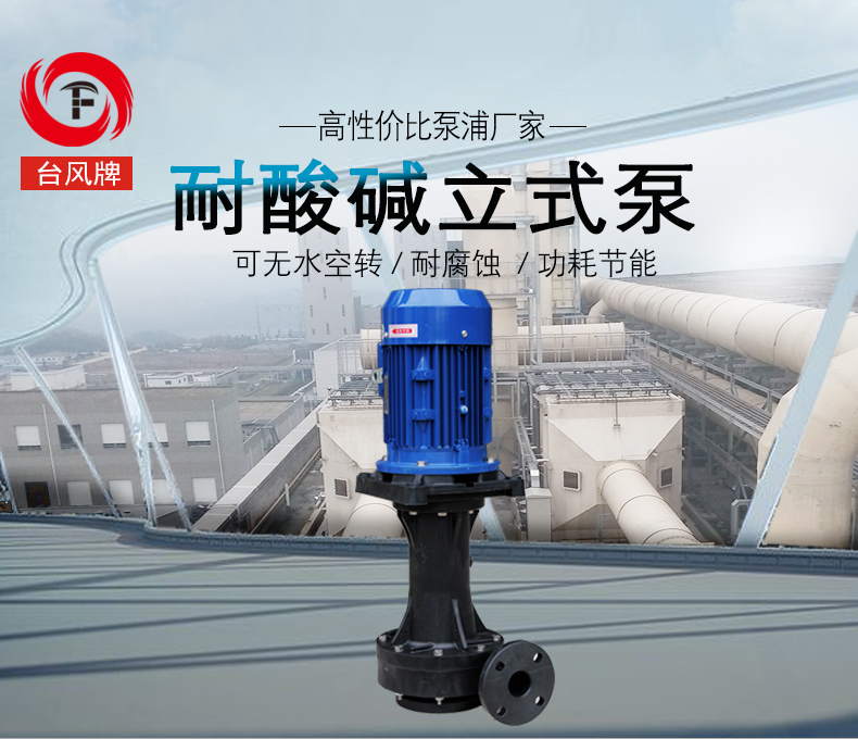 槽外耐酸碱立式泵产品主图——台风牌TD型号