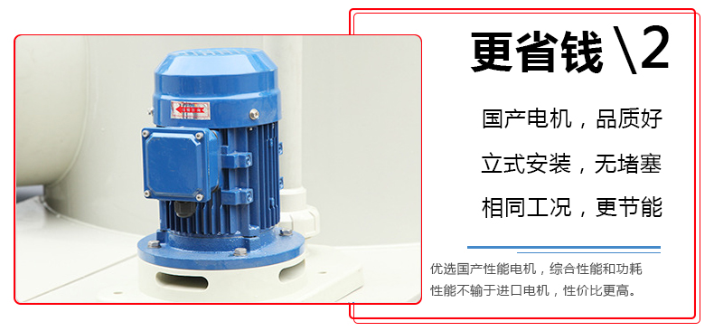 水洗塔进料泵的电机可根据客户需求进行配置